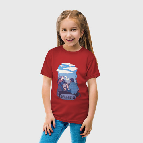 Детская футболка хлопок The Last of us, цвет красный - фото 5