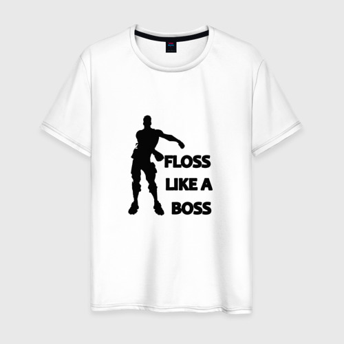 Мужская Футболка Floss like a boss  (хлопок)