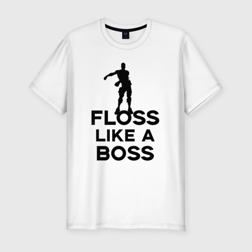 Мужская футболка хлопок Slim Floss like a boss 