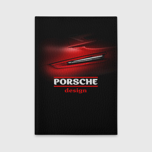 Обложка для автодокументов Porsche design, цвет оранжевый