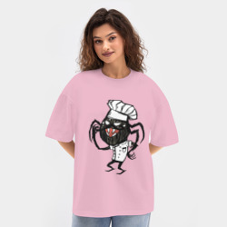 Женская футболка Oversize хлопок texturе Webber - фото 2