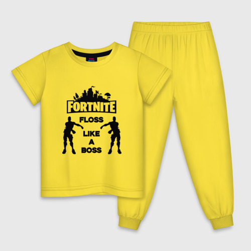 Детская пижама хлопок Floss like a boss Фото 01 Детская пижама хлопок Floss like a boss Фото 01