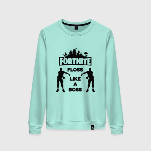 Женский свитшот хлопок Floss like a boss Фото 01 Женский свитшот хлопок Floss like a boss Фото 01