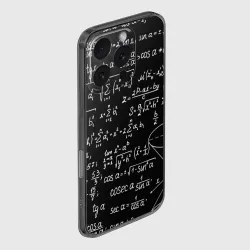Чехол для iPhone 16 Pro Max силиконовый с защитой камеры Формулы алгебра - фото 2