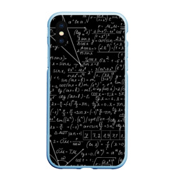Чехол для iPhone XS Max матовый Формулы алгебра