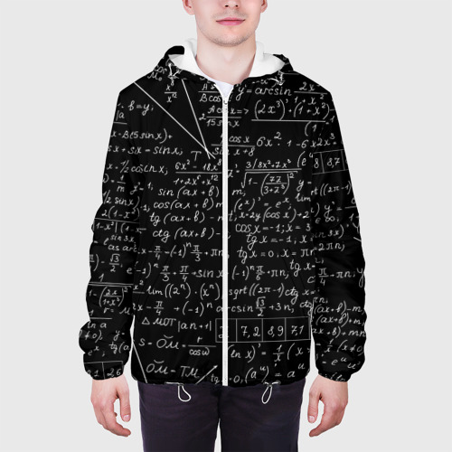 Мужская куртка 3D Формулы алгебра - фото 4