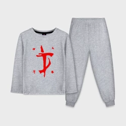 Детская пижама с лонгсливом хлопок Mark of the Doom Slayer