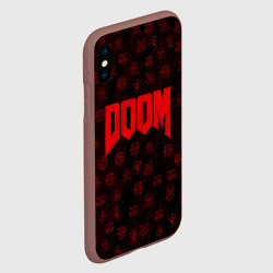 Чехол для iPhone XS Max матовый Doom Дум - фото 2