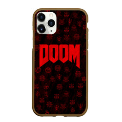 Чехол для iPhone 11 Pro Max матовый Doom Дум