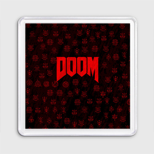 Магнит 55*55 Doom Дум