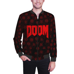 Мужской бомбер 3D Doom Дум - фото 2