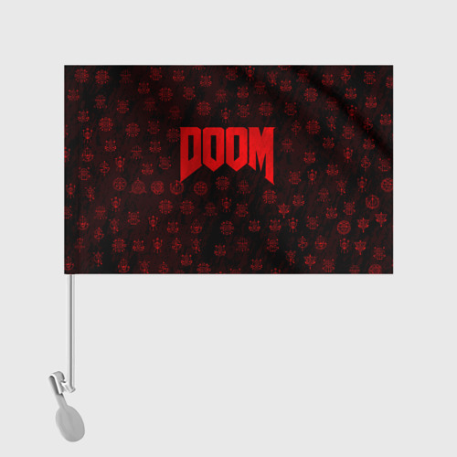 Флаг для автомобиля Doom Дум - фото 2