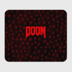 Прямоугольный коврик для мышки Doom Дум