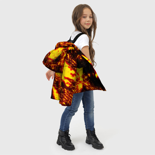 Зимняя куртка для девочек 3D с принтом Doom the crucible Дум, фото #4