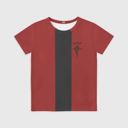 Детская футболка 3D FMA anime лого