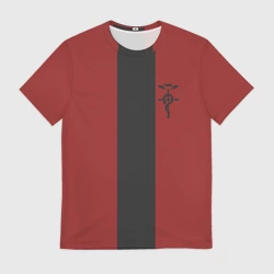 Мужская футболка 3D FMA anime лого