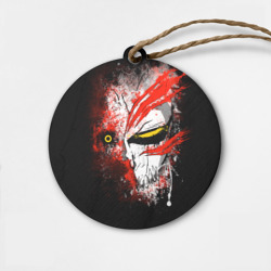 Деревянная игрушка круг Bleach face