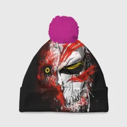 Шапка 3D c помпоном Bleach face