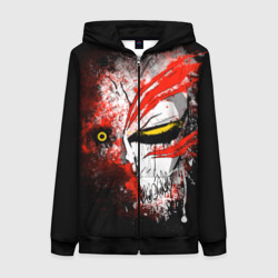 Женская толстовка 3D на молнии Bleach face