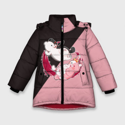 Зимняя куртка для девочек 3D Monokuma X Monomi Монокума