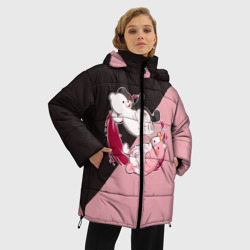 Женская зимняя куртка Oversize Monokuma X Monomi Монокума - фото 2