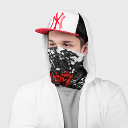 Бандана-труба 3D Berserk лого чб - фото 2