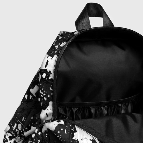 Детский рюкзак 3D с принтом BERSERK лого чб, фото #4