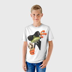 Детская футболка 3D Агент легушач agent frog - фото 2