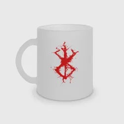 Кружка матовая стеклянная Berserk