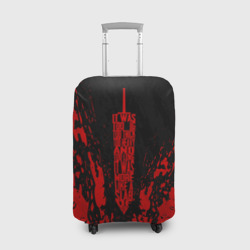 Чехол для чемодана 3D Berserk sword red