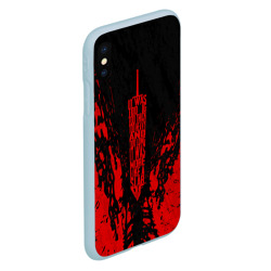Чехол для iPhone XS Max матовый Berserk sword red - фото 2