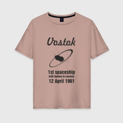 Женская футболка хлопок Oversize Восток