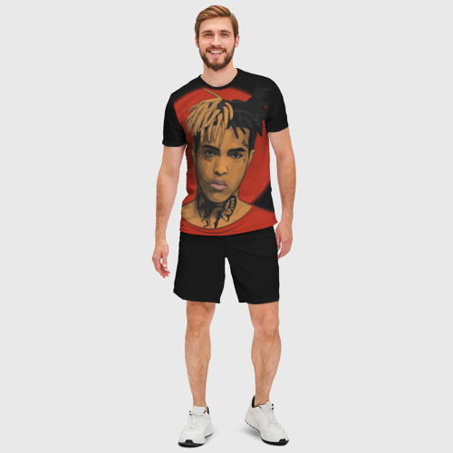 Мужской костюм с шортами 3D XXXTentacion, цвет 3D печать - фото 3