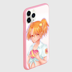 Чехол для iPhone 11 Pro Max матовый Бесконечное лето - пионерка Алиса с сердцем - фото 2