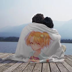 Плед 3D Бесконечное лето - пионерка Алиса с сердцем - фото 2