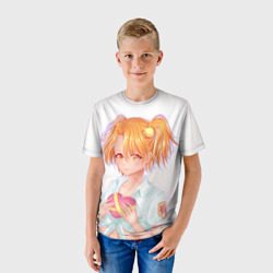 Детская футболка 3D Бесконечное лето - пионерка Алиса с сердцем - фото 2