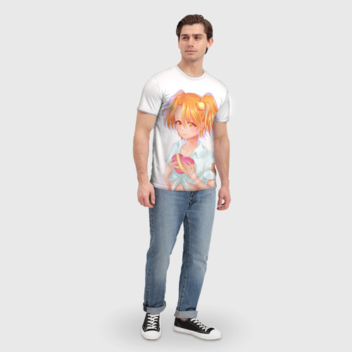 Мужская футболка 3D с принтом Бесконечное лето, вид сбоку #3