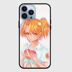 Чехол для iPhone 13 Pro Max Бесконечное лето - пионерка Алиса с сердцем