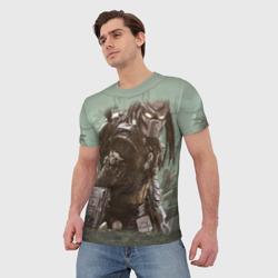 Мужская футболка 3D Хищник - фото 2