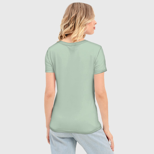 Женская футболка 3D Slim Хищник, цвет 3D печать - фото 4