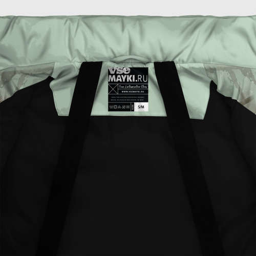 Женская зимняя куртка Oversize Хищник, цвет черный - фото 7