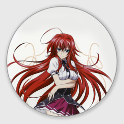 Круглый коврик для мышки High school DxD Старшая школа DxD