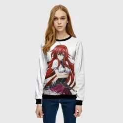 Женский свитшот 3D High school DxD Старшая школа DxD - фото 2