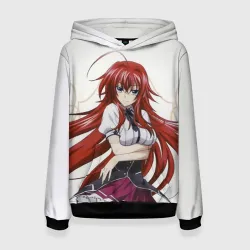 Женская толстовка 3D High school DxD Старшая школа DxD