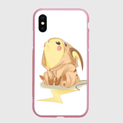 Чехол для iPhone XS Max матовый Милые Покемоны