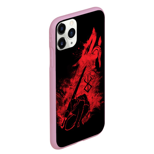 Чехол для iPhone 11 Pro Max матовый Berserk elements red, цвет розовый - фото 3