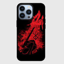 Чехол для iPhone 13 Pro Berserk elements red