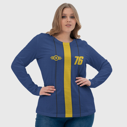 Женский лонгслив 3D Fallout 76 костюм, цвет 3D печать - фото 6