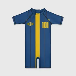 Детский купальный костюм 3D Fallout Vault 101 - камуфляж