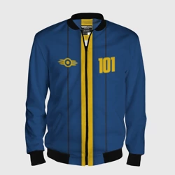 Мужской бомбер 3D Fallout Vault 101 - камуфляж